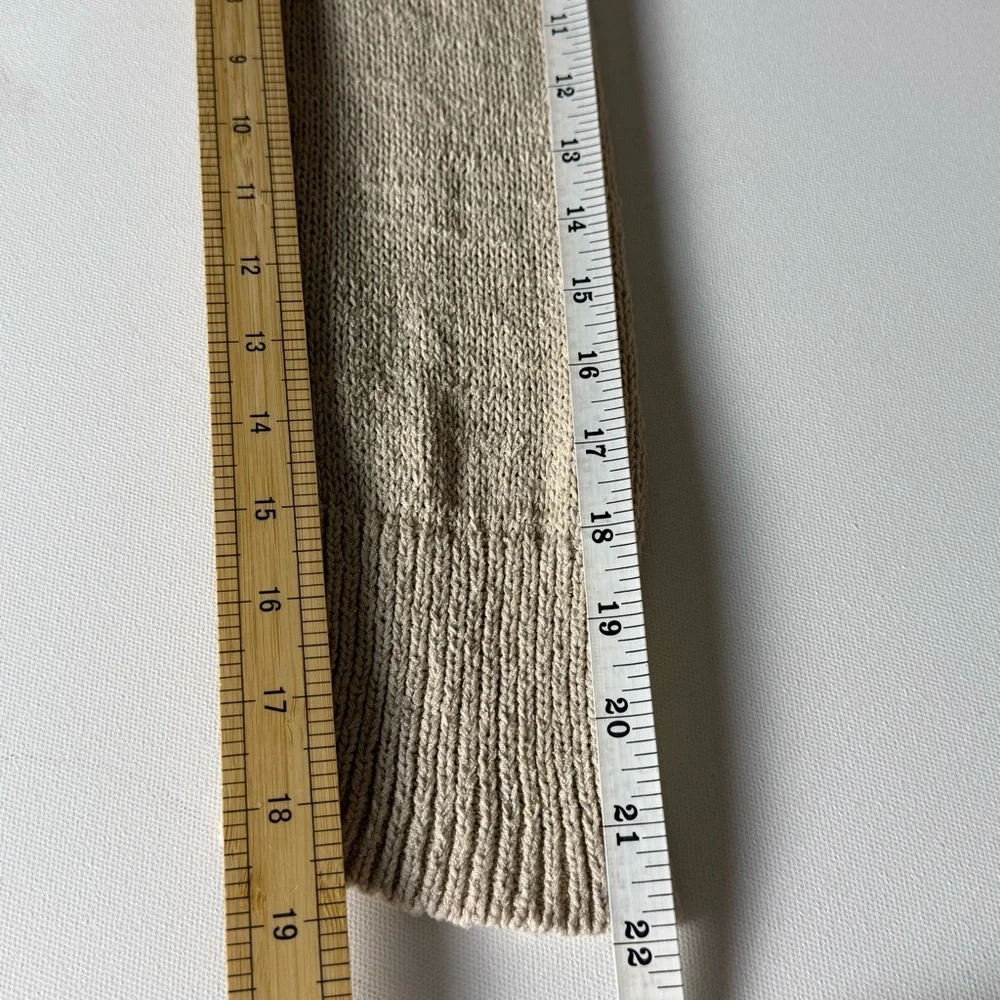 Banana Republic‎ XS Cream Cotton Sweater Minimalist Crewneck Capsule - Picture 10 of 10